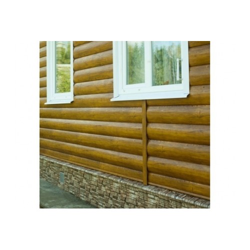 ГРАНД ЛАЙН Блок-хаус new Grand Line 0,45 Print Elite Golden Wood TwinColor