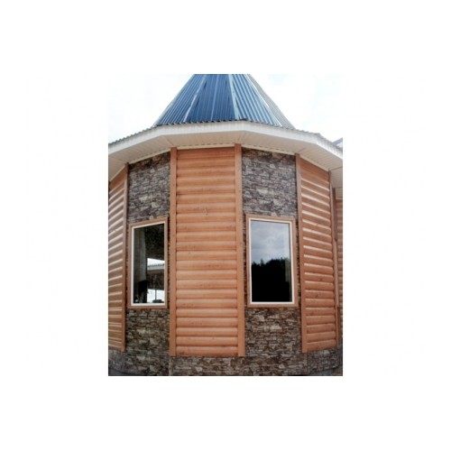 ГРАНД ЛАЙН Блок-хаус new Grand Line 0,45 Print Elite Nordic Wood TwinColor