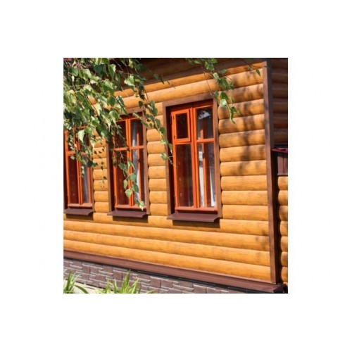 ГРАНД ЛАЙН Блок-хаус new Grand Line 0,5 PurLite Matt RAL 9005 черный