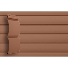 ГРАНД ЛАЙН Сайдинг Блок-хаус Grand Line Color Plus темно-бежевый (3,0м)