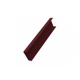 ГРАНД ЛАЙН Декоративная накладка на столб жалюзи Milan,Tokyo 0,5 Satin с пленкой RAL 3005 красное вино