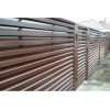ГРАНД ЛАЙН Калитка Жалюзи 1,68х1 прямоугольный фланец 230х230 RAL 9006 без заполнения