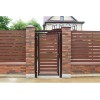 ГРАНД ЛАЙН Калитка Жалюзи Texas 1,8х1 прямоугольный фланец 230х230 RAL 8017 без заполнения (ламель 125 мм)