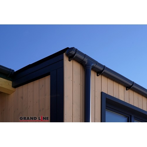 ГРАНД ЛАЙН Хомут трубы Lite ПВХ Grand Line графит (RAL 7024)